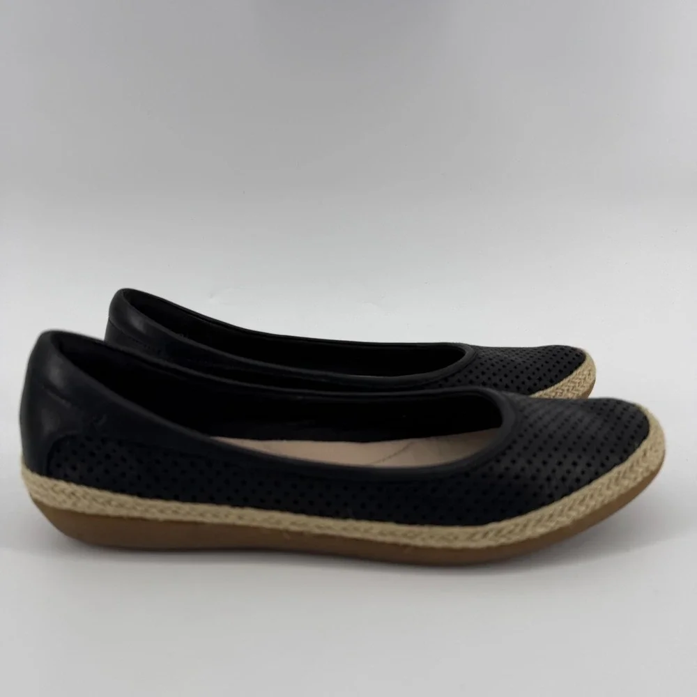 Clarks features perforated